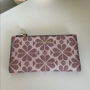 Kate Spade Brown Floral Wallet